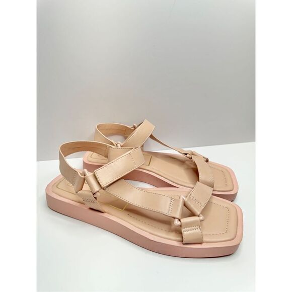 Offline Sandals Womens Size 6 Pink Open Toe Avie Adjustable Straps Sporty Style - Picture 2 of 9